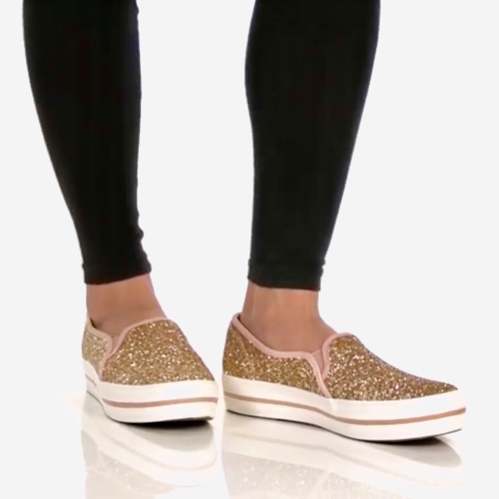 kate spade Platform NY Triple Decker Glitter Keds - Picture 4 of 4